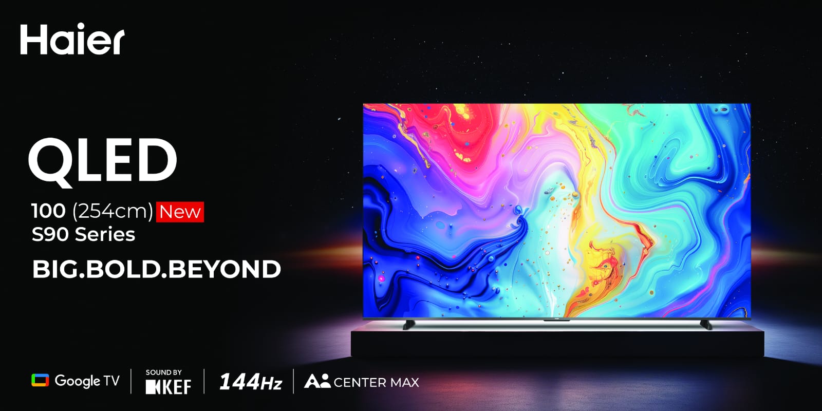 Hair brings home a big screen with its new 100-inch S90 QULE TV